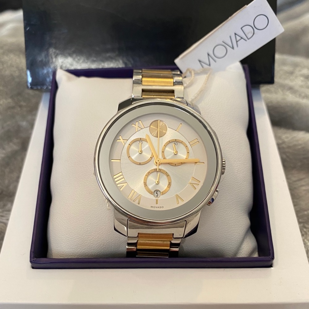 Movado Bold Two-tone Quartz Watch
